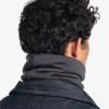 Buff Merino Heavyweight multifunctional neck warmer, solid grey