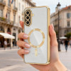 Tech-Protect MagFlex MagSafe Case for Samsung Galaxy A27 5G, Shiny Gold