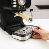 Taurus Onyx Moka 1050 W 20 bar wooden piston-style espresso machine, wood/black/silver