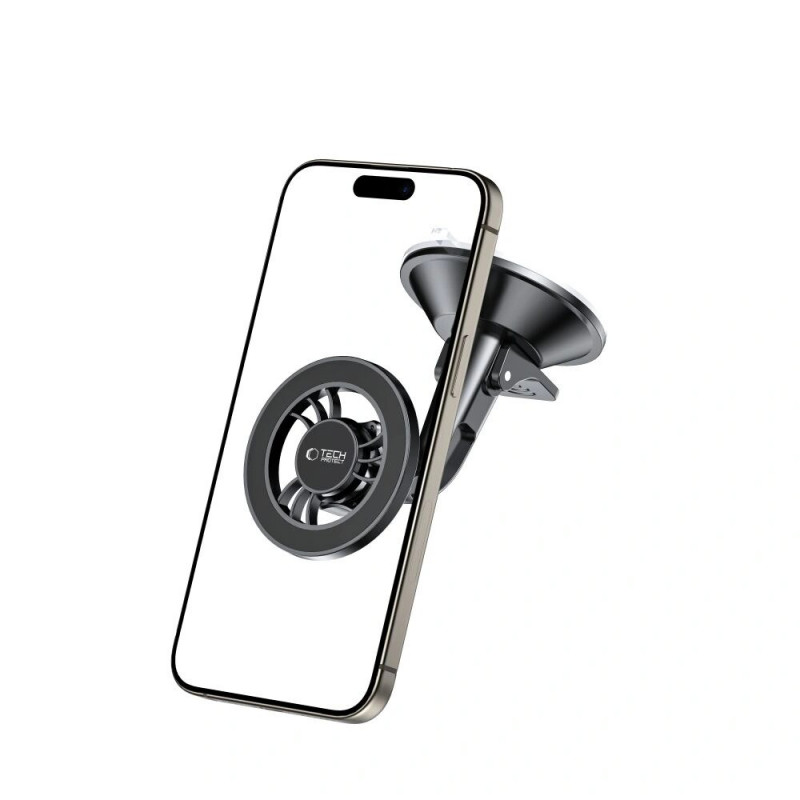 Tech-Protect N56 Magnetic MagSafe Dashboard Short Car Mount THP3904, Black