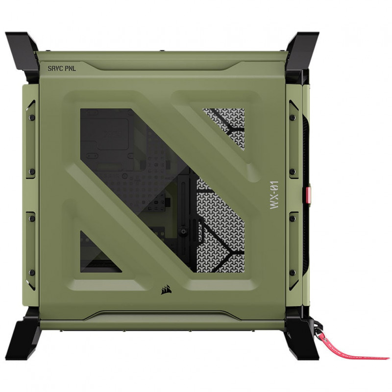 Corsair WARTHOG Performance Mid-Tower Case CC-9011350-WW, E-ATX, Tempered Glass Side Panel, Green