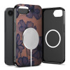 Tech-Protect Lamano MagSafe Case for Apple iPhone 16e / 17e, Brown and Purple (Velvet Night)