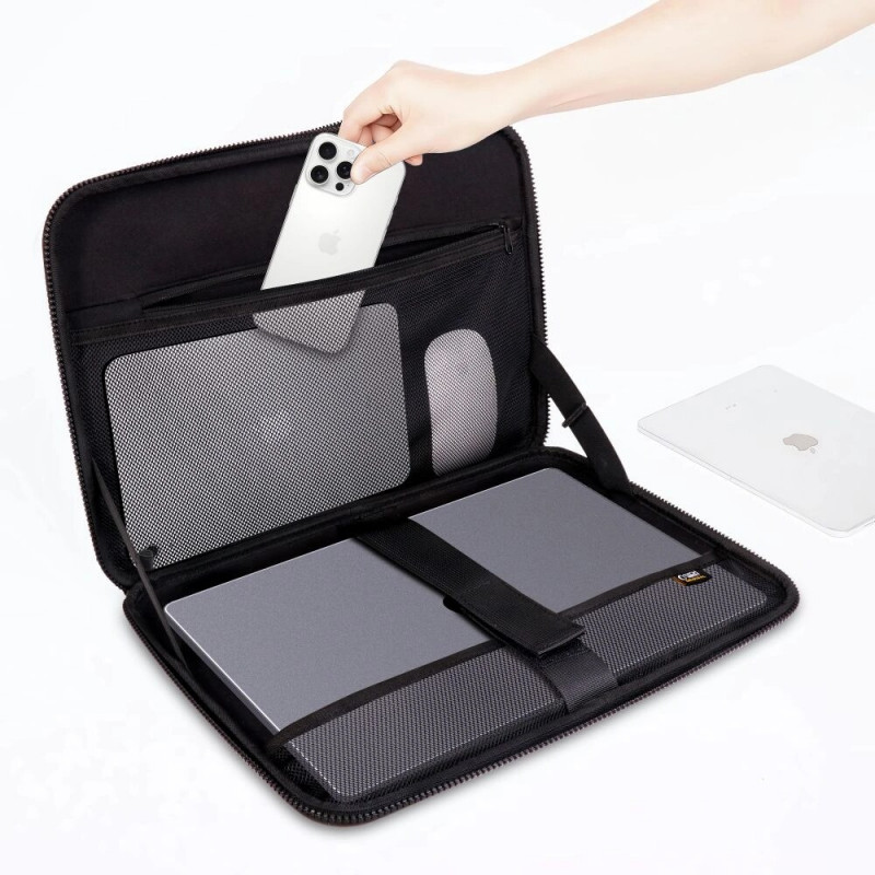 Tech-Protect Kevlar Pro Laptop Case 15-16", Black