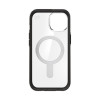 Speck Presidio Perfect-Clear ClickLock & MagSafe SPK526 Case for Apple iPhone 15 / 14 / 13, Clear / Frosted Black / Slate Grey