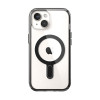 Speck Presidio Perfect-Clear ClickLock & MagSafe SPK526 Case for Apple iPhone 15 / 14 / 13, Clear / Frosted Black / Slate Grey