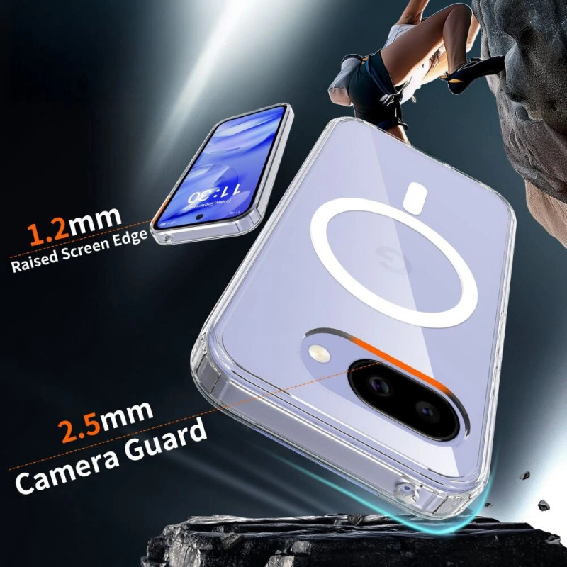 Tech-Protect FlexAir Hybrid MagSafe Case for Google Pixel 10a, Clear