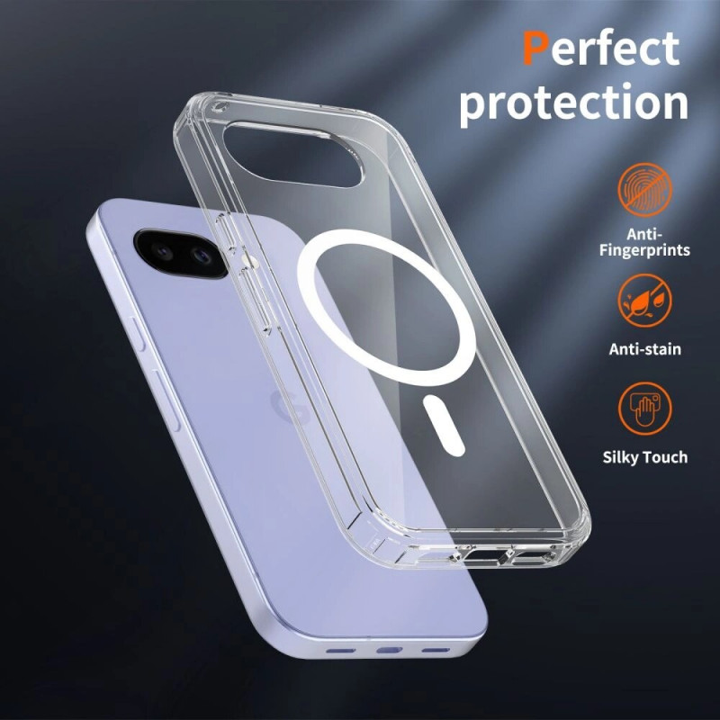 Tech-Protect FlexAir Hybrid MagSafe Case for Google Pixel 10a, Clear