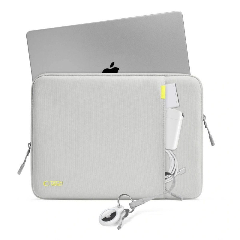 Tech-Protect Defender Laptop Bag 15-16", Crayon Grey
