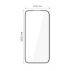Tech-Protect Glass Fit+ Tempered Glass for Google Pixel 9a / 10a (2 pcs), Black