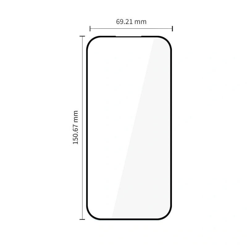 Tech-Protect Glass Fit+ Tempered Glass for Google Pixel 9a / 10a (2 pcs), Black