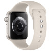 Tech-Protect Silicone Band for Apple Watch 8 / 9 / 10 / 11 / 12 / SE / Ultra 44/45/46/49 mm, Starlight