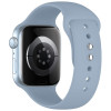 Tech-Protect Silicone Band for Apple Watch 8 / 9 / 10 / 11 / 12 / SE / Ultra 44/45/46/49 mm, Blue Jeans