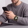 Tech-Protect Silicone Band for Apple Watch 8 / 9 / 10 / 11 / 12 / SE / Ultra 44/45/46/49 mm, Olive Green