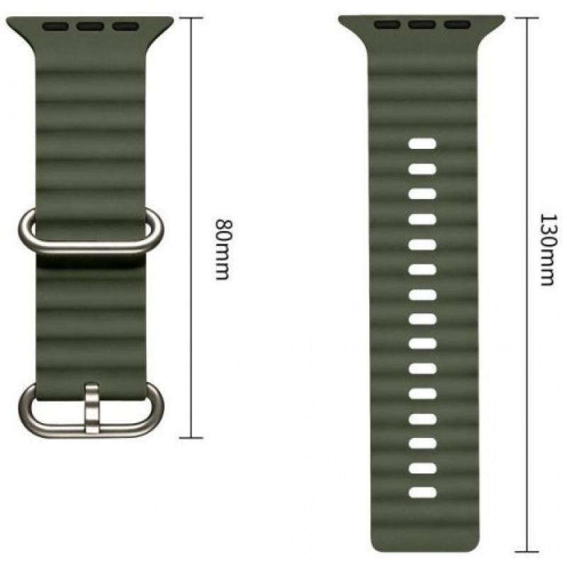 Tech-Protect Iconband Pro Apple Watch 8 / 9 / 10 / 11 / 12 / SE / Ultra 44/45/46/49 mm Strap, Military Green