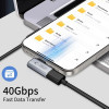 Tech-Protect UltraBoost AA01 Angled Adapter USB-C, Grey