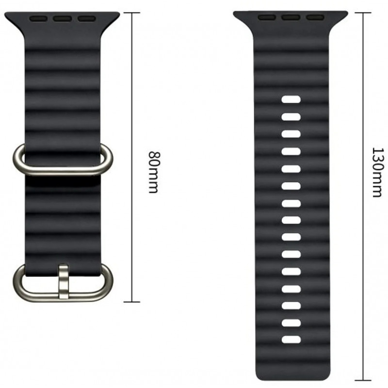 Tech-Protect Iconband Pro Apple Watch 8 / 9 / 10 / 11 / 12 / SE / Ultra 44/45/46/49 mm Strap, Charcoal Grey