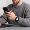 Tech-Protect Silicone Band for Apple Watch 8 / 9 / 10 / 11 / 12 / SE / Ultra 44/45/46/49 mm, Black