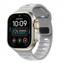 Tech-Protect Silicone Line Apple Watch 8 / 9 / 10 / 11 / 12 / SE / Ultra 44/45/46/49 mm Strap, Lunar Grey