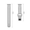 Tech-Protect Silicone Line Apple Watch 8 / 9 / 10 / 11 / 12 / SE / Ultra 44/45/46/49 mm Strap, Lunar Grey