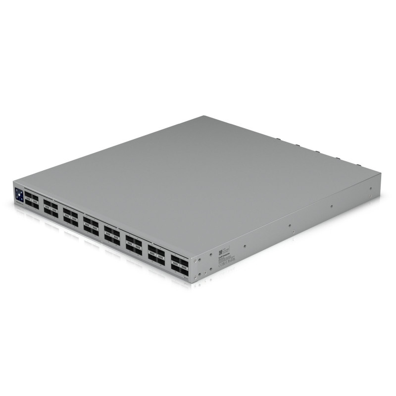 Ubiquiti UniFi Switch 32x QSFP28 100 Gbit, managed, 19" rack-mountable, 1.3" touchscreen