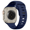 Tech-Protect Silicone Line Apple Watch 8 / 9 / 10 / 11 / 12 / SE / Ultra 44/45/46/49 mm Strap, Atlantic Blue