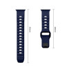 Tech-Protect Silicone Line Apple Watch 8 / 9 / 10 / 11 / 12 / SE / Ultra 44/45/46/49 mm Strap, Atlantic Blue