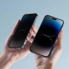 Tech-Protect Anti Spy Glass Pro+ Privacy Tempered Glass for Apple iPhone 17e / 16e / 14 / 13 Pro / 13 (2 pcs), Black