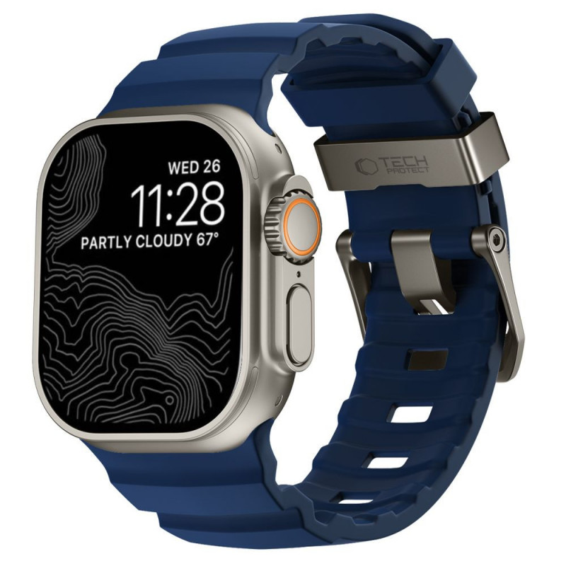 Tech-Protect Motion Apple Watch 8 / 9 / 10 / 11 / 12 / SE / Ultra 44/45/46/49 mm Strap, Nautical Blue