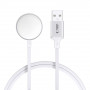 Tech-Protect MC02 UltraBoost Magnetic Charger USB-A Cable 100 cm for Apple Watch, White