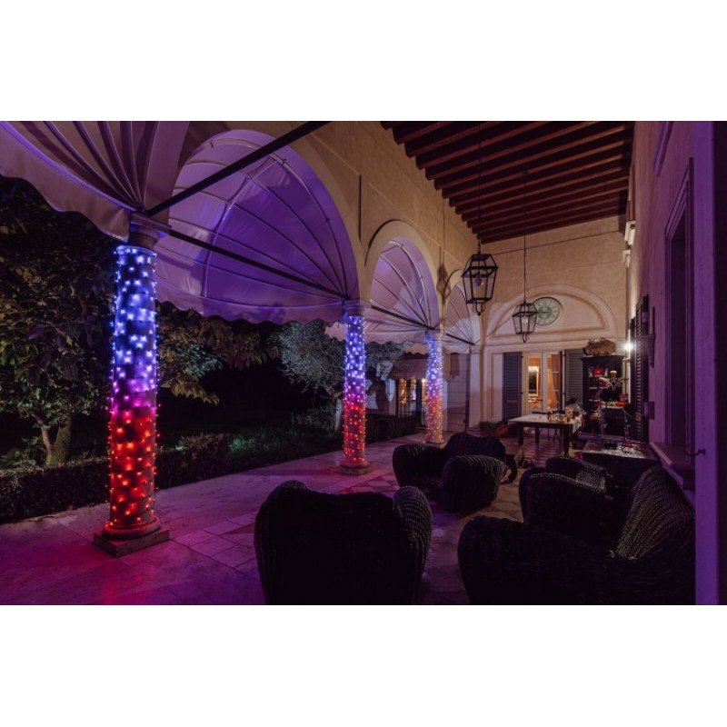 Twinkly Strings 250 LED String Lights TWS250SPP-TEU, 5 mm RGBW, Transparent