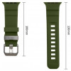 Tech-Protect Motion Apple Watch 8 / 9 / 10 / 11 / 12 / SE / Ultra 44/45/46/49 mm Strap, Tactical Green