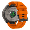 Tech-Protect Silicone Garmin Fenix 5 / 6 / 6 Pro / 7 / 8 / 8 Pro / E / 9 / 9 Pro 51 mm Strap, Signal Orange