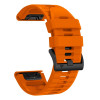 Tech-Protect Silicone Garmin Fenix 5 / 6 / 6 Pro / 7 / 8 / 8 Pro / E / 9 / 9 Pro 51 mm Strap, Signal Orange