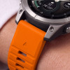 Tech-Protect Silicone Garmin Fenix 5 / 6 / 6 Pro / 7 / 8 / 8 Pro / E / 9 / 9 Pro 51 mm Strap, Signal Orange
