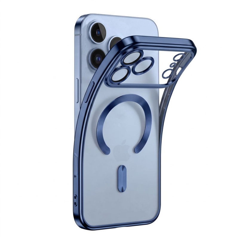Tech-Protect Magflex MagSafe Case Apple iPhone 17 Pro Max / 18 Pro Max, Shiny Light Blue