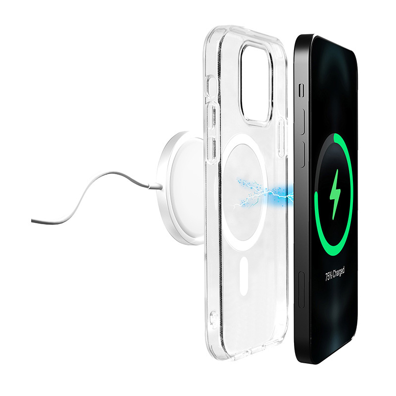 Puro Litemag MagSafe Case for Apple iPhone 14 Plus / 15 Plus, Transparent