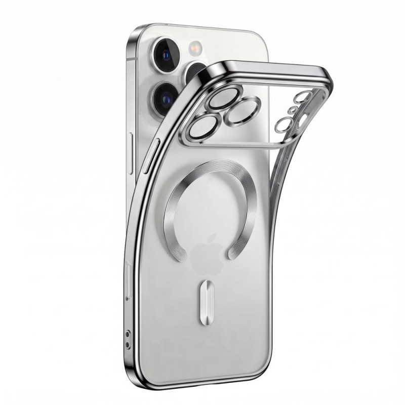 Tech-Protect Magflex MagSafe Case Apple iPhone 17 Pro / 18 Pro, Shiny Silver