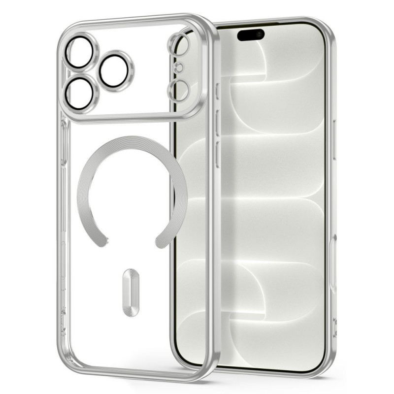 Tech-Protect Magflex MagSafe Case Apple iPhone 17 Pro Max / 18 Pro Max, Shiny Silver
