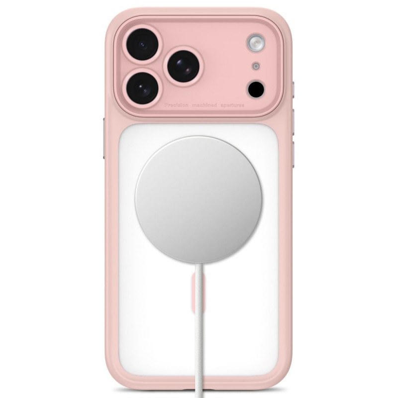 Tech-Protect MagPeak MagSafe CC Apple iPhone 17 Pro / 18 Pro Case THP6114, Matte Pink