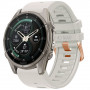 Tech-Protect Silicone Watch Strap for Garmin Fenix 5s / 5s Plus / 6s / 6s Pro / 7s / 8 / 9 / 9 Pro 43 mm, Fog Grey