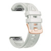 Tech-Protect Silicone Watch Strap for Garmin Fenix 5s / 5s Plus / 6s / 6s Pro / 7s / 8 / 9 / 9 Pro 43 mm, Fog Grey