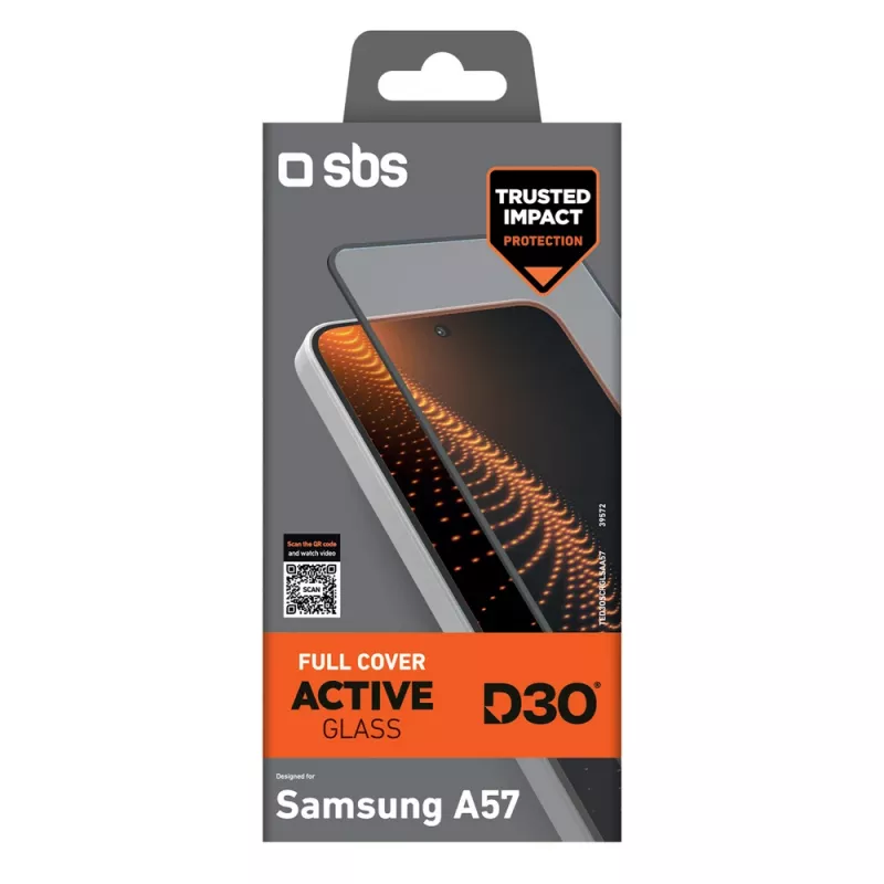 SBS D3O Tempered Glass for Samsung Galaxy A57 (1 pc)