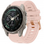Tech-Protect Silicone Watch Strap for Garmin Fenix 5s / 5s Plus / 6s / 6s Pro / 7s / 8 / 9 / 9 Pro 43 mm, Powder Pink