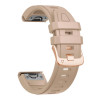 Tech-Protect Silicone Watch Strap for Garmin Fenix 5s / 5s Plus / 6s / 6s Pro / 7s / 8 / 9 / 9 Pro 43 mm, Walnut