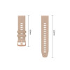 Tech-Protect Silicone Watch Strap for Garmin Fenix 5s / 5s Plus / 6s / 6s Pro / 7s / 8 / 9 / 9 Pro 43 mm, Walnut