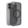 Puro Daylight MagSafe Compatible Silicone Case for iPhone 17, Translucent Black
