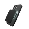 Puro Daylight MagSafe Compatible Silicone Case for iPhone 17, Translucent Black