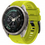 Tech-Protect Silicone Watch Strap for Garmin Fenix 5 / 6 / 6 Pro / 7 / 8 / 8 Pro / E / 9 / 9 Pro 47 mm, Volt Lime