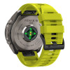 Tech-Protect Silicone Watch Strap for Garmin Fenix 5 / 6 / 6 Pro / 7 / 8 / 8 Pro / E / 9 / 9 Pro 47 mm, Volt Lime
