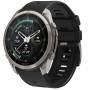 Tech-Protect Silicone Watch Strap for Garmin Fenix 5 / 6 / 6 Pro / 7 / 8 / 8 Pro / E / 9 / 9 Pro 47 mm, Obsidian Black